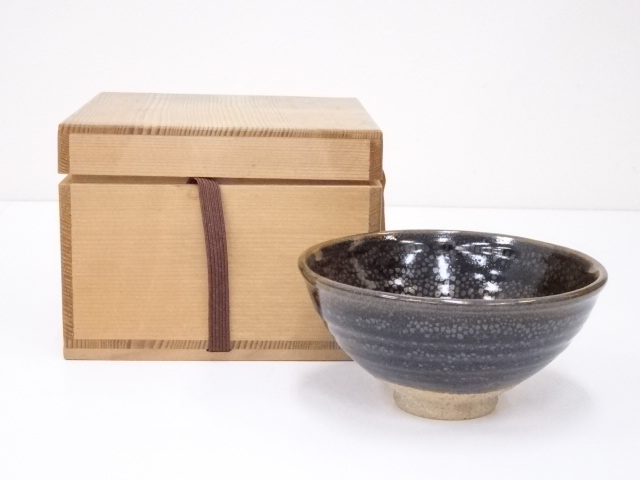 JAPANESE TEA CEREMONY / CHAWAN(TEA BOWL) / YUTEKI GLAZE